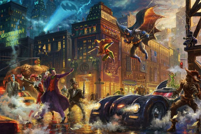 Dark Knight Saves Gotham Art Print